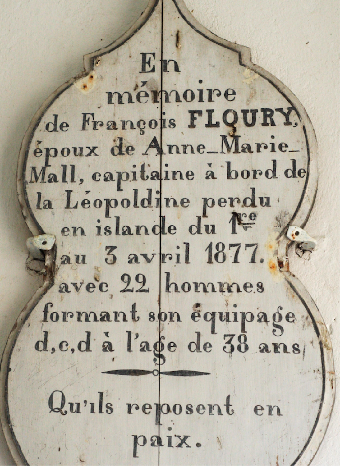 Mémoire de François Floury
